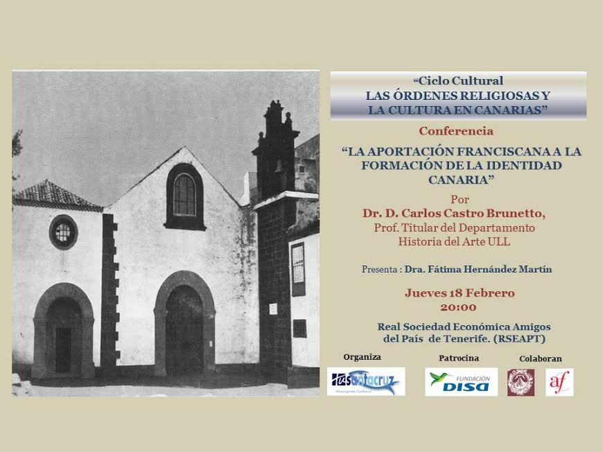 Ciclo Cultural "Las Órdenes Religiosas y la Cultura en Canarias"‏