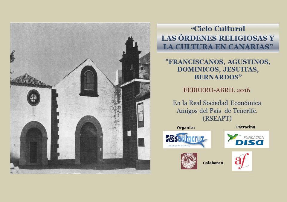 CONFERENCIA Viernes 6 mayo a las 19:00h en RSEAPT " La Compañía de Jesús y la persuasión en la cultura insular" Dr. José Concepción Rodríguez, Profesor Titular de Historia del Arte de la ULPG.