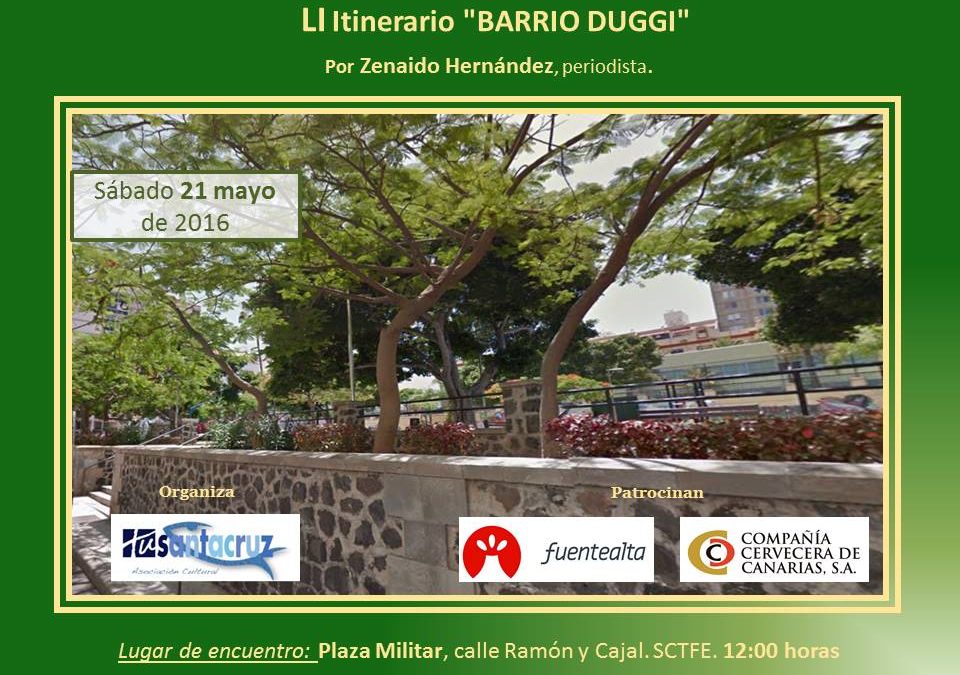 LI Itinerario Cultural “Barrio Duggi”, Sábado 21 de mayo 12:00H D. Zenaido Hernández Cabrera. Licenciado en Ciencias Agrícolas y Periodista.