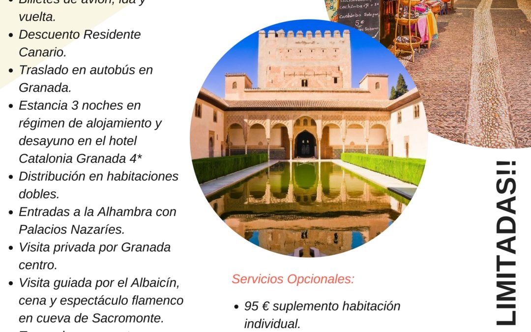 LXXIV Itinerario Cultural "Granada" 20 al 23 de septiembre de 2018