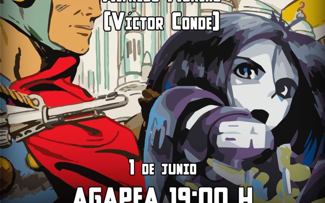 Conferencia "Los cómics y la ciencia ficción" por Alfredo Moreno (Víctor Conde) Librería Agapea, viernes 1 junio 19 h