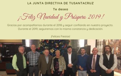 ¡Feliz Navidad y Próspero 2019!