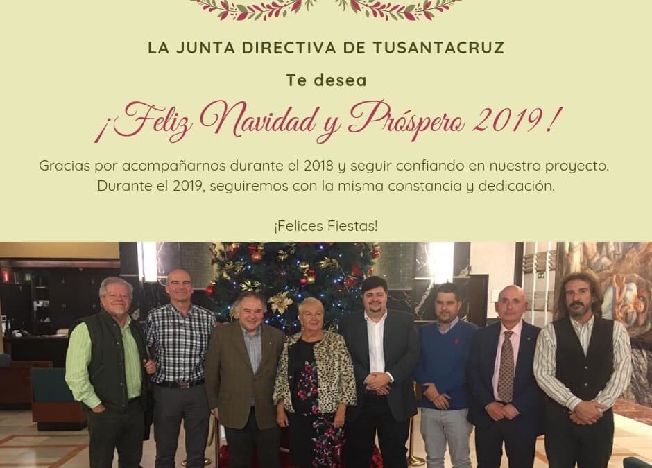 ¡Feliz Navidad y Próspero 2019!