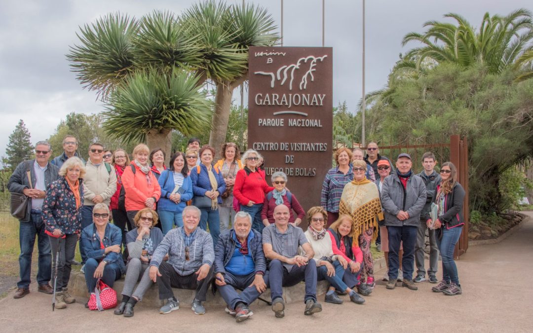 2019.03.24 LXXX Itinerario TuSantaCruz a «La Gomera», en el Parque nacional de Garajonay.