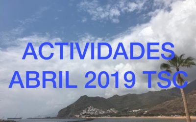 ACTIVIDADES MES DE ABRIL 2019 TuSantaCruz