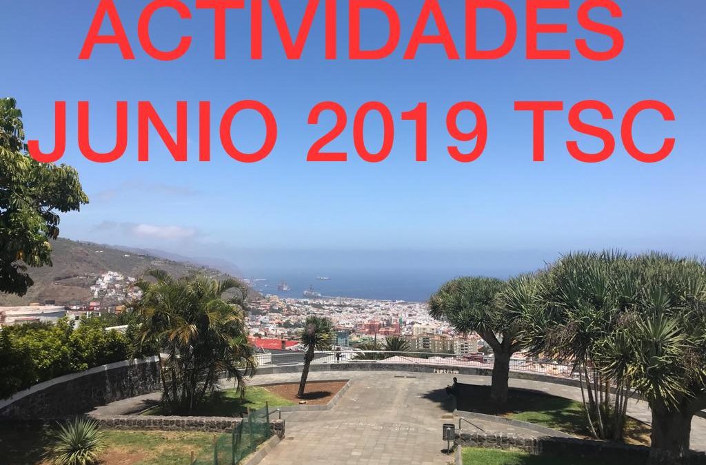 ACTIVIDADES MES DE JUNIO 2019 TuSantaCruz.