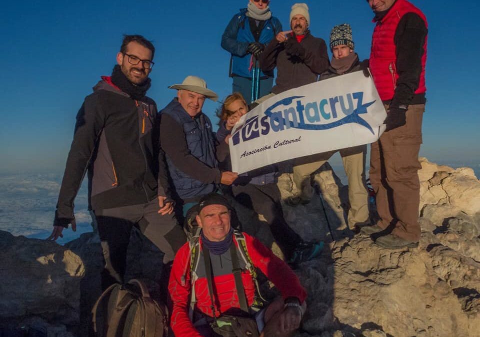 Sábado 22 de junio de 2019. Ascensión al Teide de los miembros de TuSantaCruz.