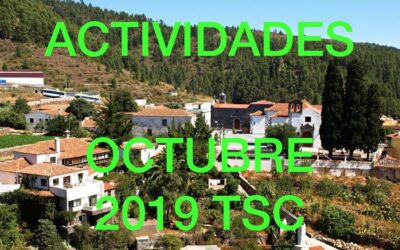 Actividades MES de OCTUBRE de 2019 TuSantaCruz.